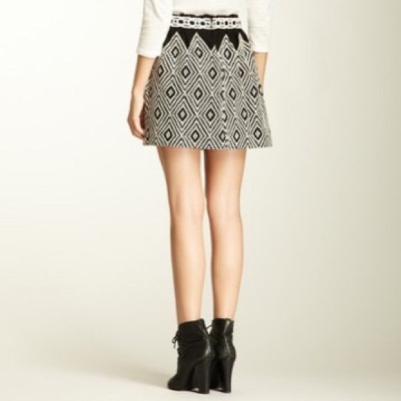 NWT Free People Alexus Black Mini Skirt - Picture 2 of 9